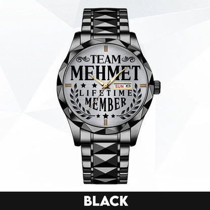 MEHMET 13K1-437 Luxury Alloy-Men Watch, Personalized Premium Gift for Anniversary