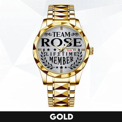 ROSE 13K1-437 Luxury Alloy-Men Watch, Personalized Premium Gift for Anniversary