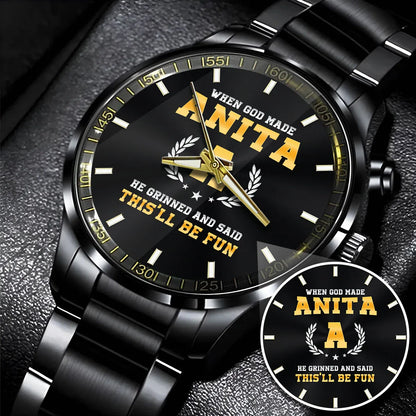 When God Made He Grinned And Said This'll Be Fun Watch ANITA M1-W7