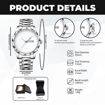 The Man The Myth The Legend Gold & Green Watch BRUCE M1-W32