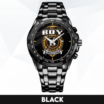 BOY 13K2-434 Alloy-Quatz-Men Watch, Personalized Premium Gift for Anniversary