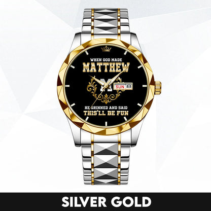God Made Your Name Royal Watch MATTHEW M1-W14