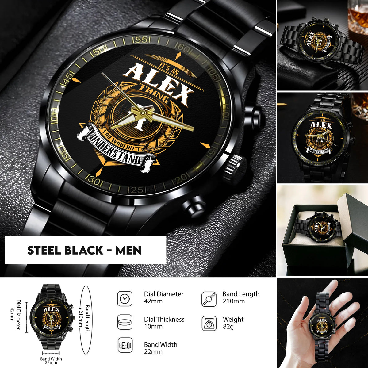 Steel Black - Men