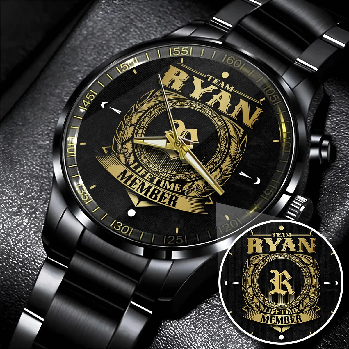 RYAN 13K1-444 Personalized Watch, Premium Gift for Anniversary