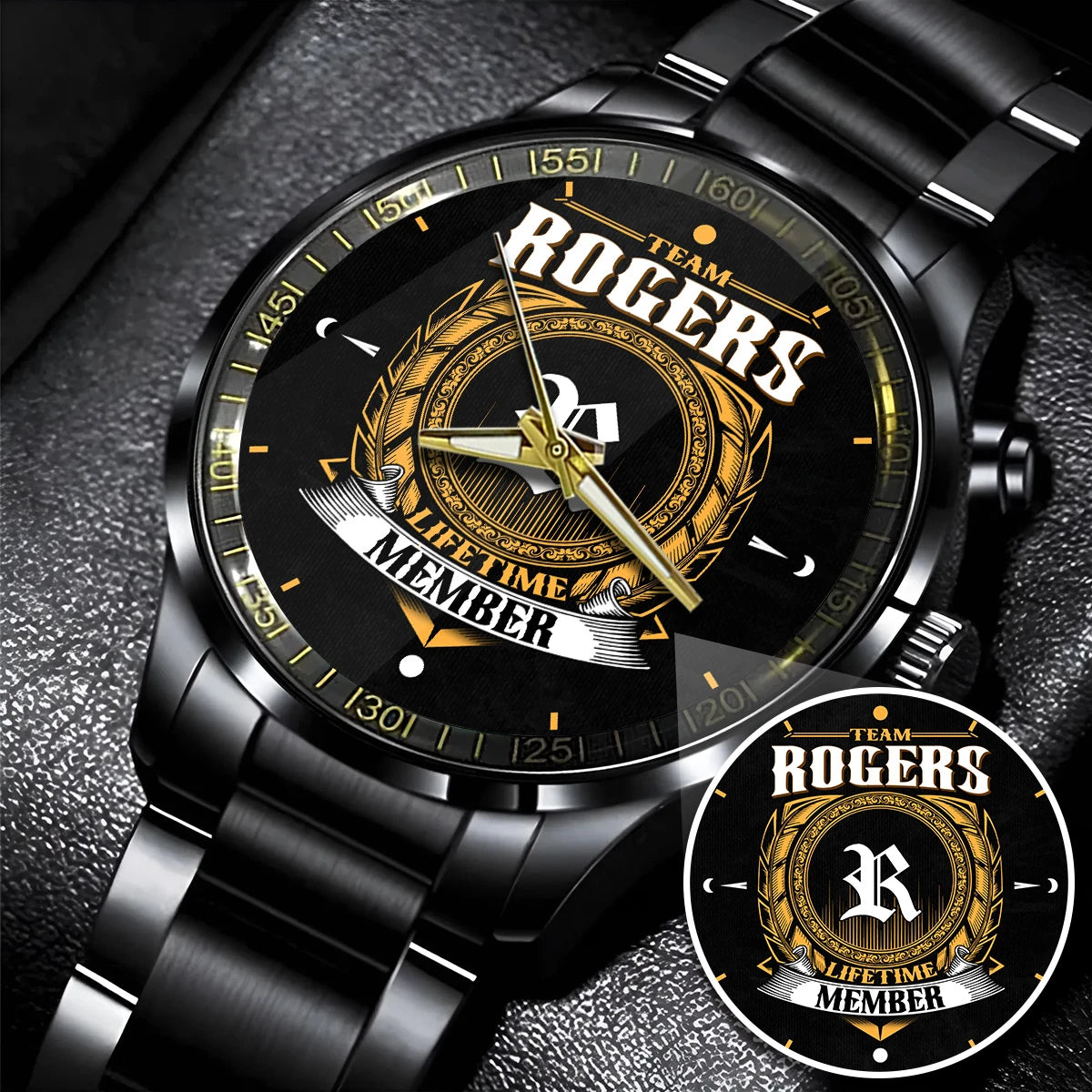 ROGERS 13K1-445 Personalized Watch, Premium Gift for Anniversary