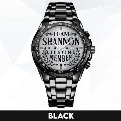 SHANNON 13K1-437 Alloy-Quatz-Men Watch, Personalized Premium Gift for Anniversary