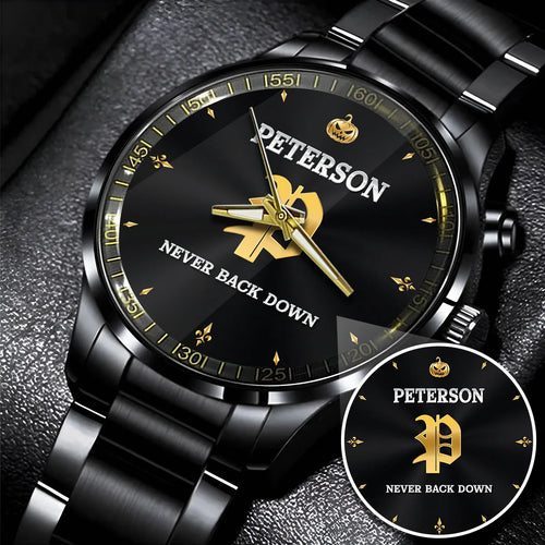 Never Back Down Halloween Pumpkin Watch PETERSON M1-W20