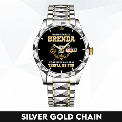God Made Your Name Royal Watch BRENDA M1-W14