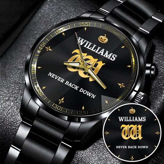Never Back Down Halloween Pumpkin Watch WILLIAMS M1-W20