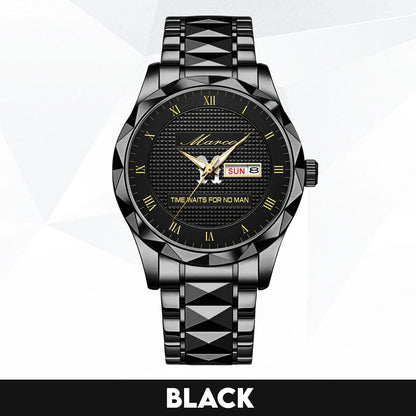 Time Waits for No Man Gold Watch MARCO M1-W33