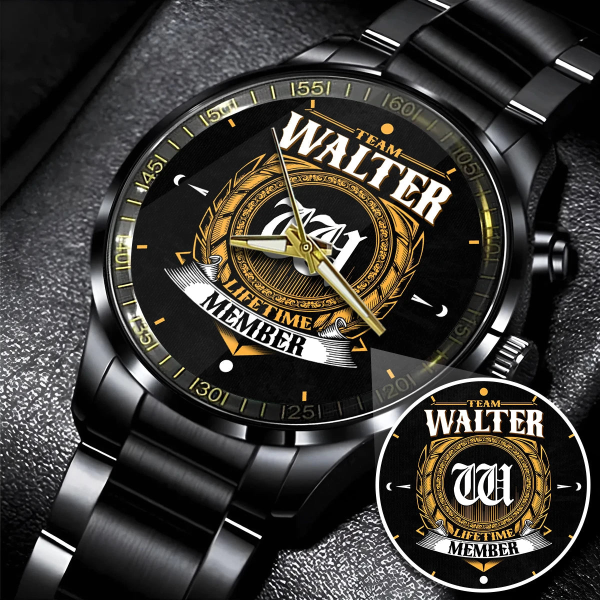 WALTER 13K1-445 Personalized Watch, Premium Gift for Anniversary