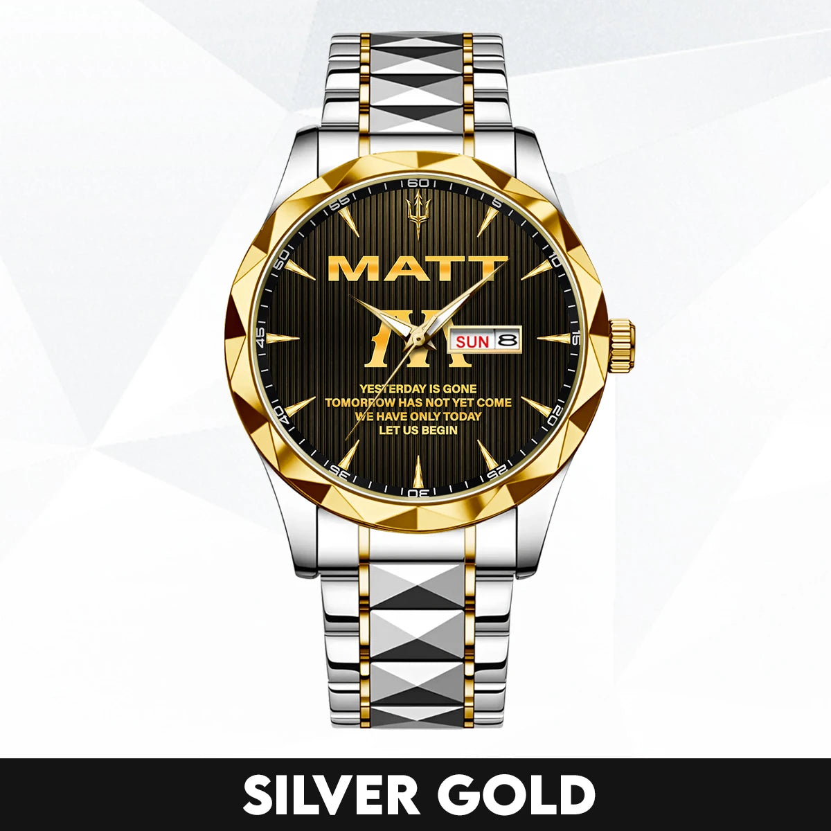 Yesterday Is Gone Mother Teresa Quote Watch MATT M1-W38