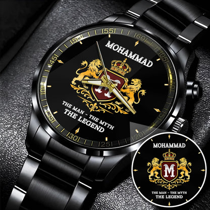 The Man The Myth Legend Royal Luxury Watch MOHAMMAD M1-W21