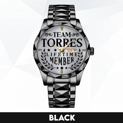 TORRES 13K1-437 Luxury Alloy-Men Watch, Personalized Premium Gift for Anniversary