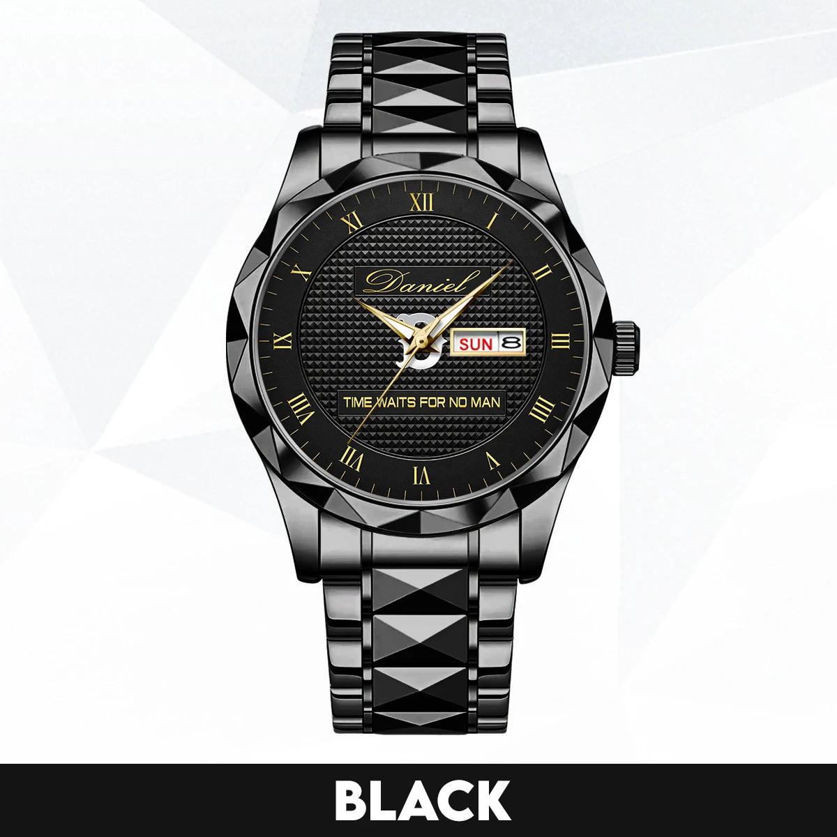 Time Waits for No Man Gold Watch DANIEL M1-W33