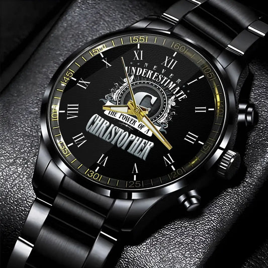 CHRISTOPHER 13K1-85 Personalized Watch, Premium Gift for Anniversary