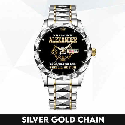 God Made Your Name Royal Watch ALEXANDER M1-W14