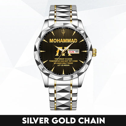 Yesterday Is Gone Mother Teresa Quote Watch MOHAMMAD M1-W38
