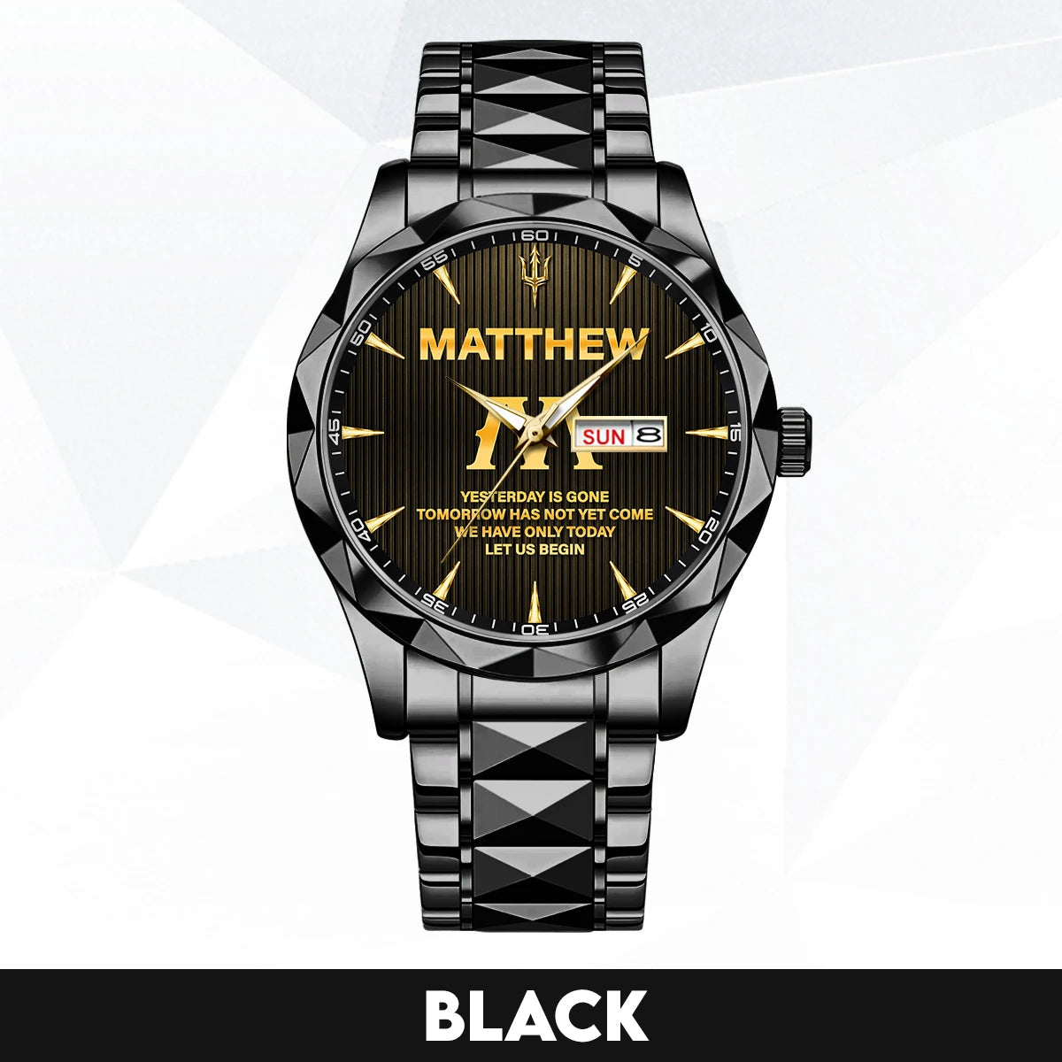 Yesterday Is Gone Mother Teresa Quote Watch MATTHEW M1-W38