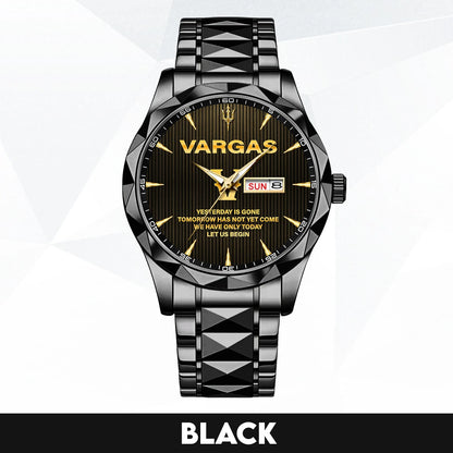 Yesterday Is Gone Mother Teresa Quote Watch VARGAS M1-W38