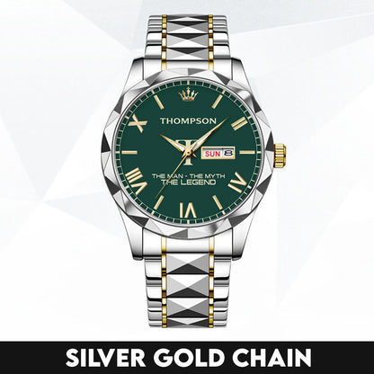 The Man The Myth The Legend Gold & Green Watch THOMPSON M1-W32