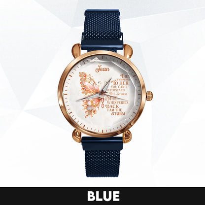 They Whisper To Her You Can't Withstand The Storm Golden Rose Watch JEAN M1-W19