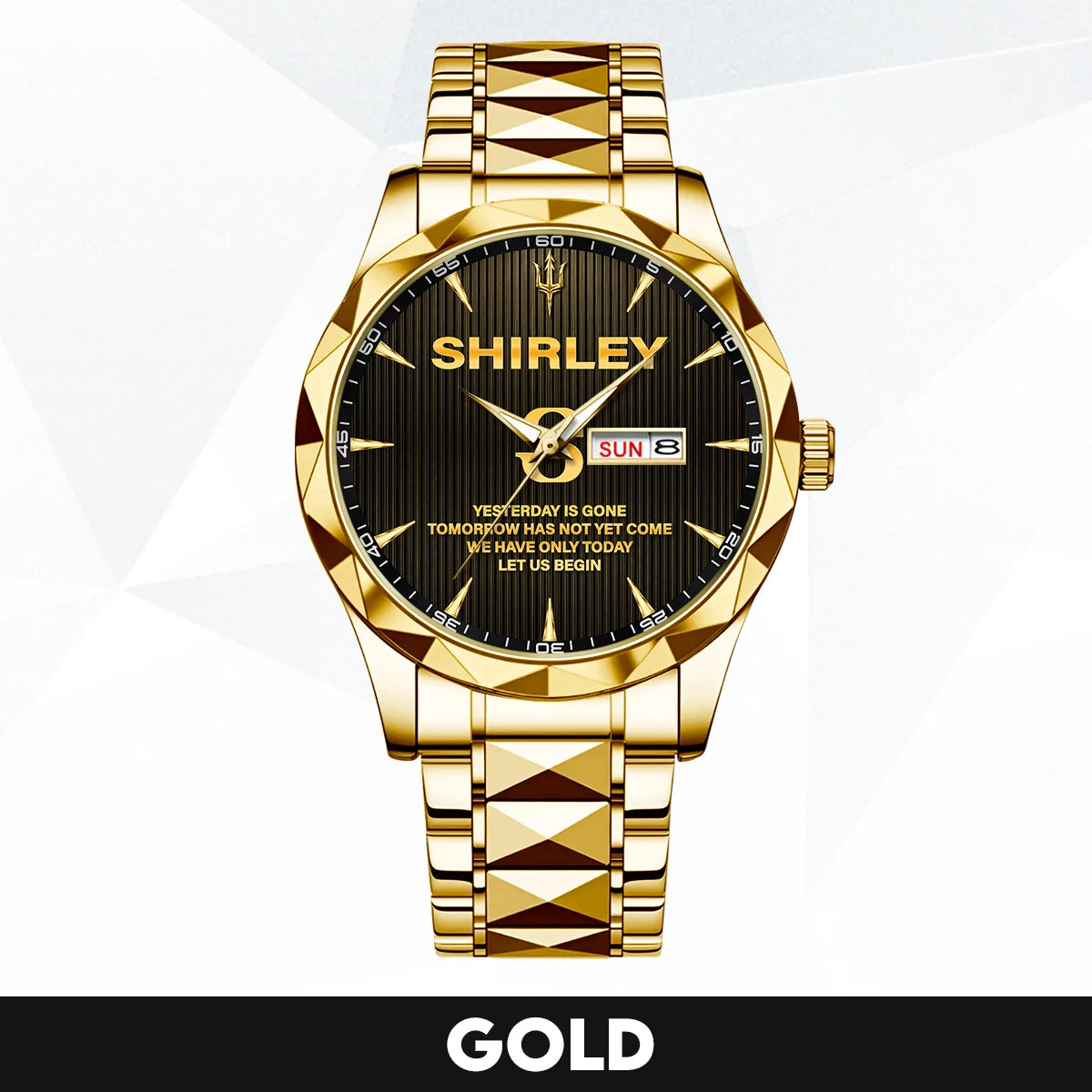 Yesterday Is Gone Mother Teresa Quote Watch SHIRLEY M1-W38