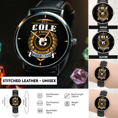 Stitched Leather - Unisex