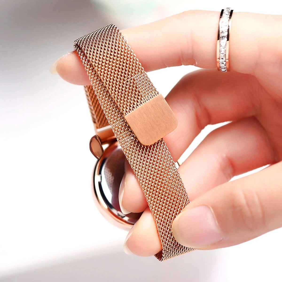 They Whisper To Her You Can't Withstand The Storm Golden Rose Watch MOHAMMAD M1-W19