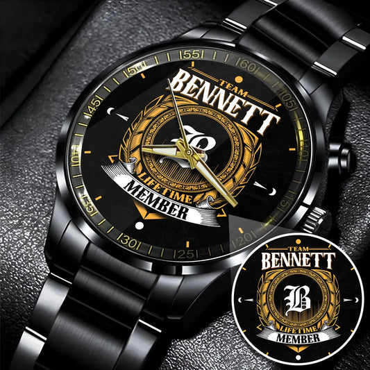 BENNETT 13K1-445 Personalized Watch, Premium Gift for Anniversary