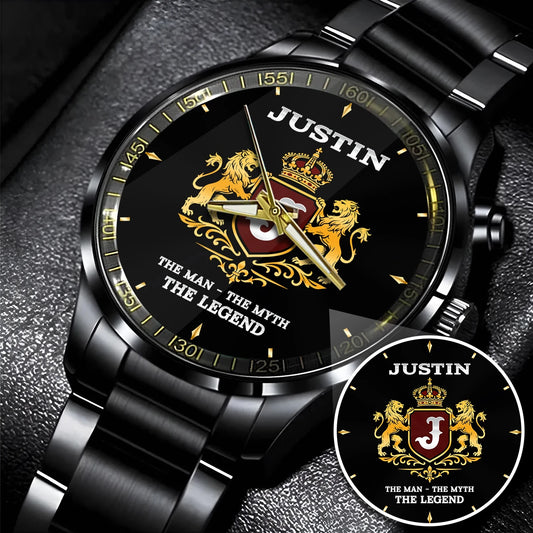 The Man The Myth Legend Royal Luxury Watch JUSTIN M1-W21