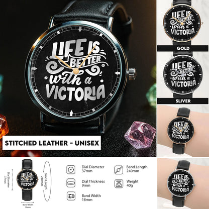 Stitched Leather - Unisex