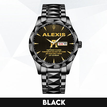 Yesterday Is Gone Mother Teresa Quote Watch ALEXIS M1-W38