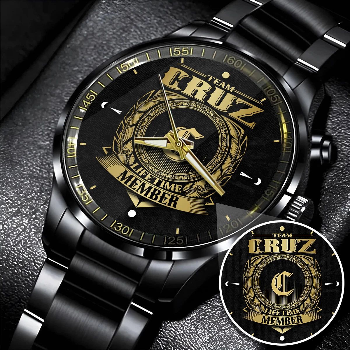 CRUZ 13K1-444 Personalized Watch, Premium Gift for Anniversary