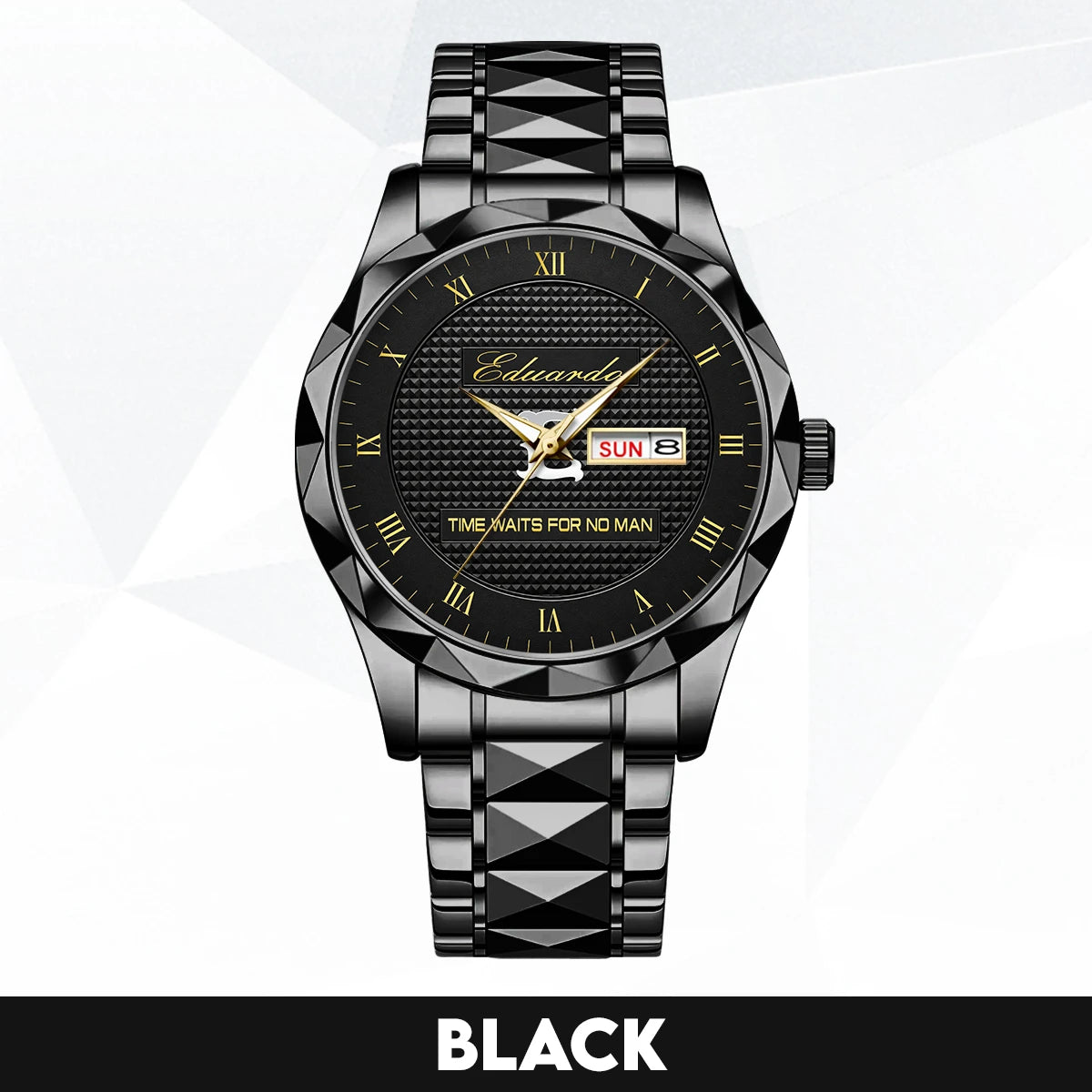 Time Waits for No Man Gold Watch EDUARDO M1-W33