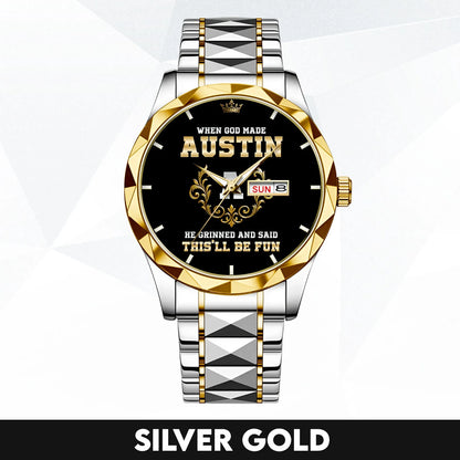 God Made Your Name Royal Watch AUSTIN M1-W14
