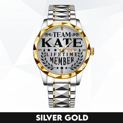 KATE 13K1-437 Luxury Alloy-Men Watch, Personalized Premium Gift for Anniversary