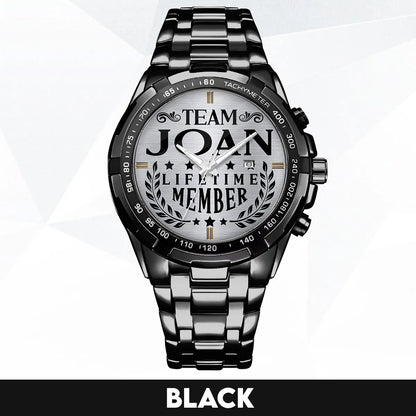 JOAN 13K1-437 Alloy-Quatz-Men Watch, Personalized Premium Gift for Anniversary