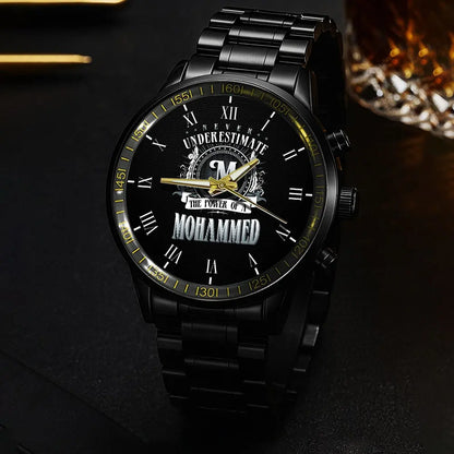 MOHAMMED 13K1-85 Personalized Watch, Premium Gift for Anniversary