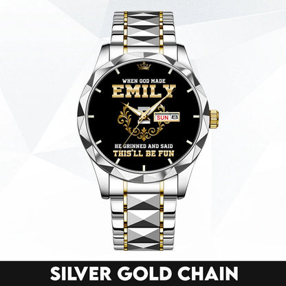 God Made Your Name Royal Watch EMILY M1-W14