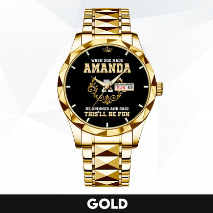 God Made Your Name Royal Watch AMANDA M1-W14