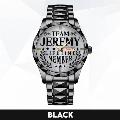 JEREMY 13K1-437 Luxury Alloy-Men Watch, Personalized Premium Gift for Anniversary