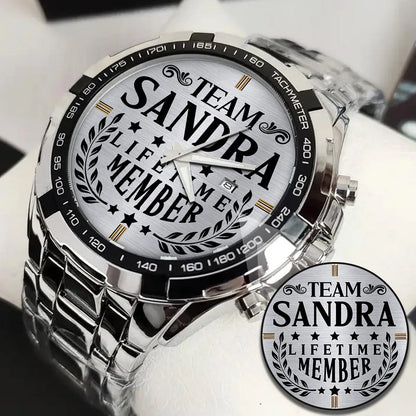 SANDRA 13K1-437 Alloy-Quatz-Men Watch, Personalized Premium Gift for Anniversary