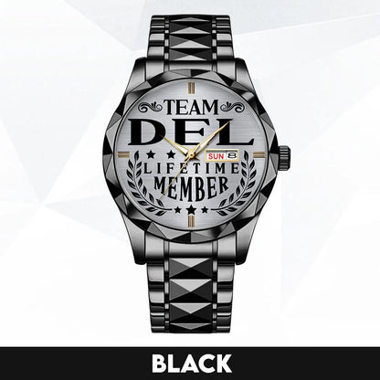 DEL 13K1-437 Luxury Alloy-Men Watch, Personalized Premium Gift for Anniversary
