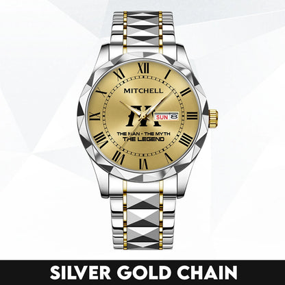 The Man The Myth The Legend Gold Watch MITCHELL M1-W37