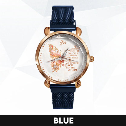 They Whisper To Her You Can't Withstand The Storm Golden Rose Watch JOE M1-W19