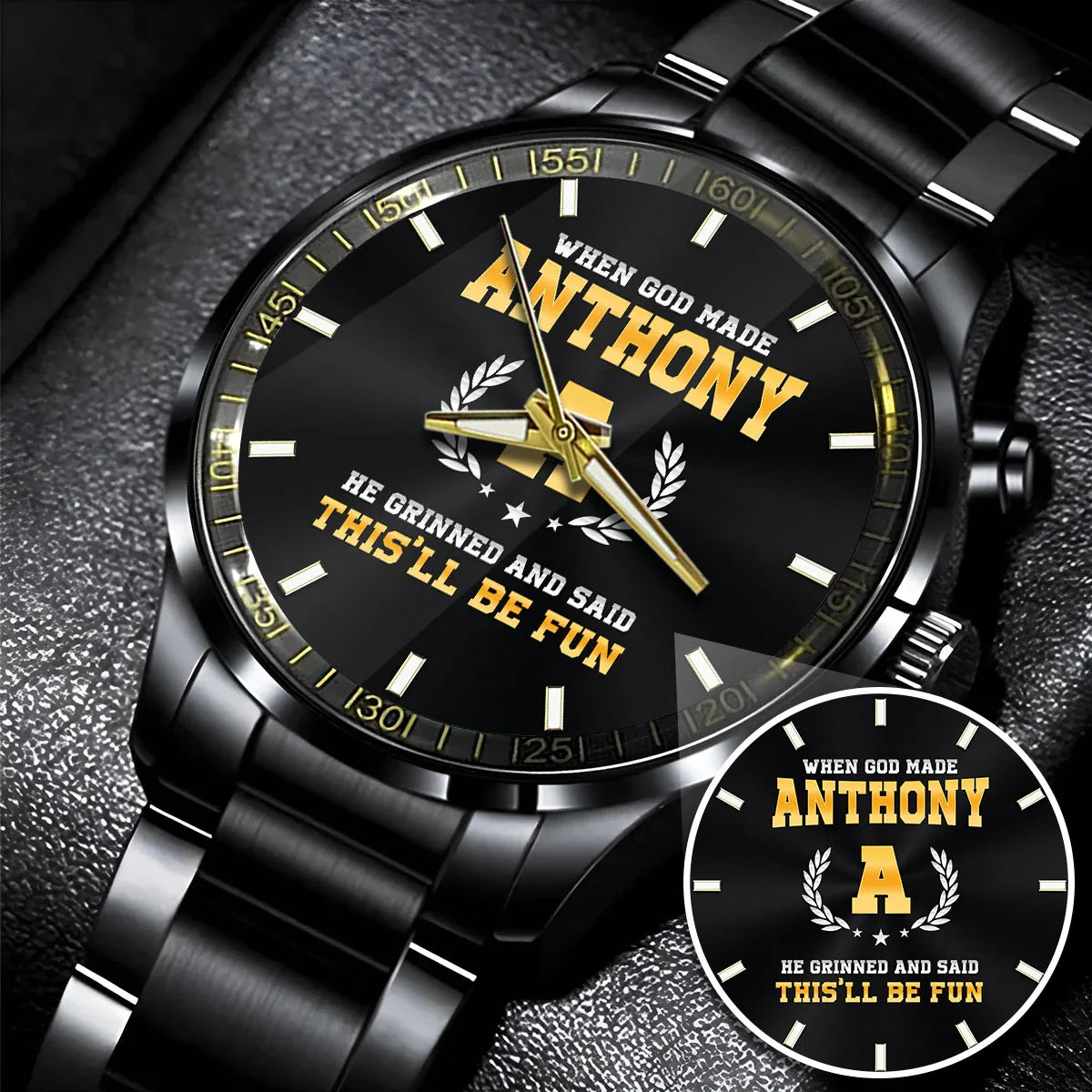 When God Made He Grinned And Said This'll Be Fun Watch ANTHONY M1-W7