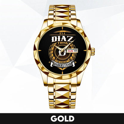 DIAZ 13K1-434 Luxury Alloy-Men Watch, Personalized Premium Gift for Anniversary