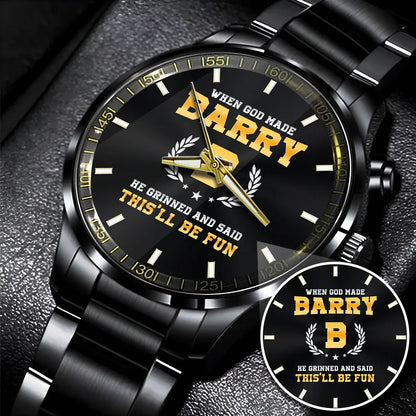 When God Made He Grinned And Said This'll Be Fun Watch BARRY M1-W7