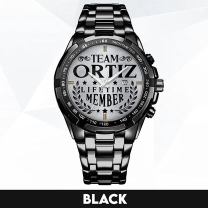 ORTIZ 13K1-437 Alloy-Quatz-Men Watch, Personalized Premium Gift for Anniversary